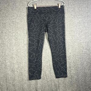 Athleta Elation Train Texture 7/8 Tight Black Size L Large Athletic Womens Yoga